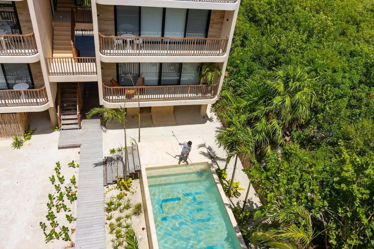 Stunning Ocean View Penthouse With Private Pool - B301 Apartment Isla Holbox Mexico