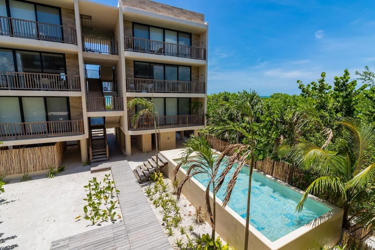 Stunning Ocean View Penthouse With Private Pool - B301 Apartment Isla Holbox